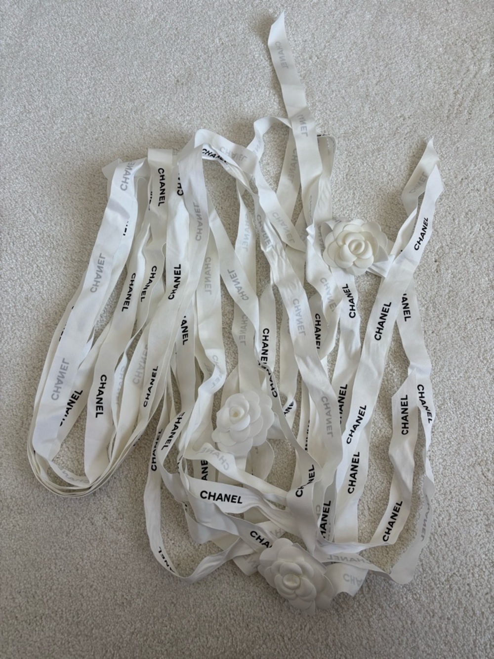 6 x 2 meter thick Chanel ribbon